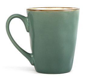 Кружка 500мл NINGBO Акварель бирюза глазурованная керамика 000000000001217612