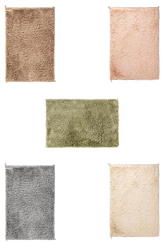 Коврик для ванной 40х60см травка в ассортименте полиэстер 000000000001229200