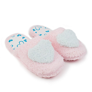 Тапочки женские MINAKU 2-001 светло-розовые/сердце бирюзовое р.40/41 4365377 000000000001200123