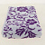 Полотенце махровое Privilea, 75*150,100% хл,арт.9С60 Полянка,фиолетовый. Произ-во Беларусь 000000000001184458