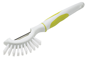 Овощечистка со щеткой APOLLO "Brush" предназначена для удаления кожуры с овощей фруктов нержавеющая сталь 201 пластик PP пластик TPR BRS-20 000000000001201025