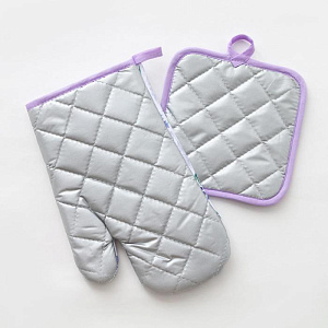 Набор куха6нный Доляна Прованс (прихватка 17х17см + рукавица 26х16см) 100%пэ 4902053 000000000001200867