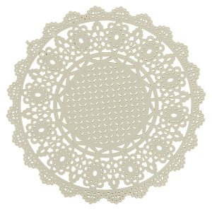 Подставка под горячее "Кружева" круглая, поливинилхлорид, R030345 000000000001176237