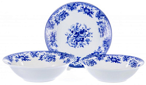 Н-р стол-й,13шт,6мелк.тар200мм+6сал750мл+1сал1100мл,гжель,пд/уп,103-02048 000000000001177832