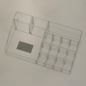 Органайзер д/хранения косметики LILLY белый, пластикSWP-0940WH 000000000001192311