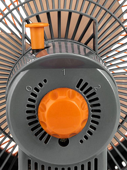 Вентилятор настольный 36х25см 220В 35Вт 2скорости режим поворота регулировка наклона серый пластик 000000000001227271