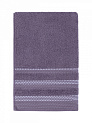 Полотенце махровое LUCKY Бордюр точки 450gsm 70x140 100% хлопок, фиолетовый D100406 000000000001227655