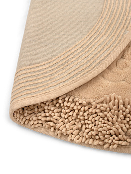 Ковр 60х100 100%хл капуч овал длин ворсТ 000000000001187181