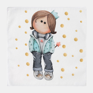 Набор носовых платков Крошка Я "Принц Тим" 25х25-8шт, пл.65г/м2, 100% хлопок 4995543 000000000001200244