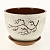 Горшок для цветов декоративный керамический Япония текстурный №4 1л ГК 13 000000000001200880