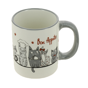 Кружка 350мл ELRINGTON КОТЫ-ПОВАРЯТА подарочная упаковка доломит 110-07100 000000000001205203