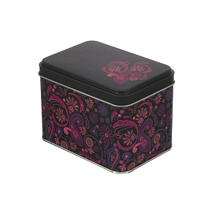 Банка для сыпучих продуктов 400мл НОВЫЙ АРГУМЕНТ Бута лиловая жестяная 000000000001102865