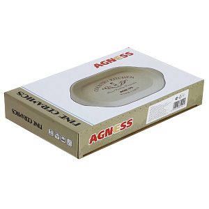 Блюдо-шубница Фэмили Agness, 28х17.5х4.5 см, керамика 000000000001163145