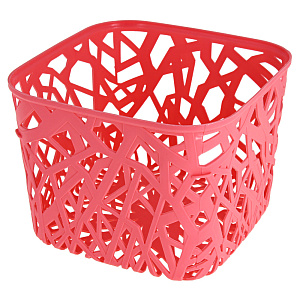 Корзина для мелочей, 20х20х14 см, пластик 000000000001173276