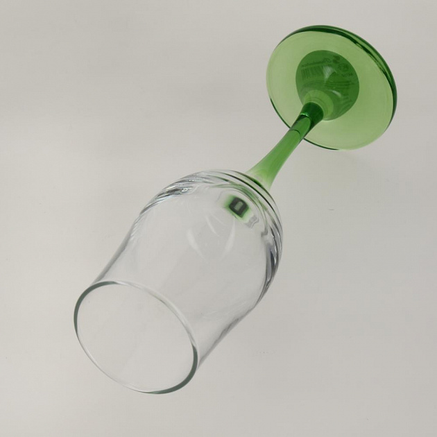 Фужер стекло для шампанского зелёная ножка 190мл ENJOY PASABAHCE 44160GSL 000000000001199201