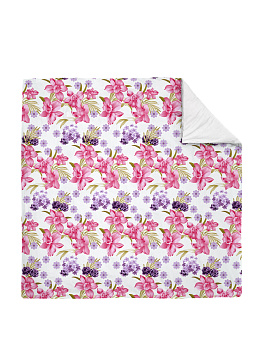 Комплект постельного белья БЯЗЬ 100%хб 2 спальный (2 наволочки70х70+1 пододеяльник200х215+1 простыня220х215) Агата розовая C020071 000000000001199402