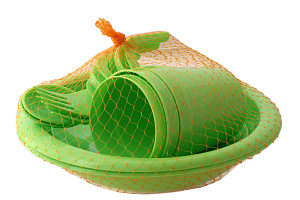 Набор Дачный 2 персоны пластик салатовый П1913 000000000001197367