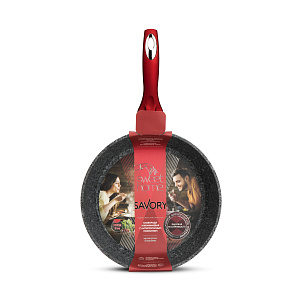 Сковорода 24см SWEET HOME SAVORY глубокая красный алюминий Сковорода 24см SWEET HOME SAVORY глубокая красный алюминий 000000000001215873