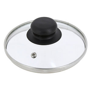 Крышка 14см TIMA металлический обод низкая стекло 000000000001121549