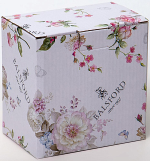 Набор салатников 2шт 280мл/560мл BALSFORD Стефания пластиковая крышка подарочная упаковка фарфор 000000000001203921