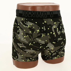 Трусы мужские Rockhard BOXERS S микс принтов 95%хлопок 5%эл 000000000001190383