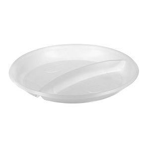 Набор одноразовых 2-х секционных тарелок Европак Трейд, 10 шт. 000000000001142545