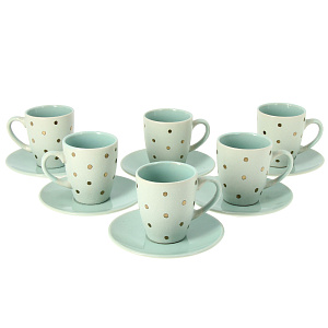 Кофейный набор Agness, 100мл, 12 предметов 000000000001166330