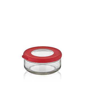 Банка для сыпучих продуктов стекло/серая крышка 0,2л Style Fackelmann 75990 000000000001194400