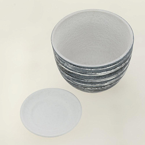 Горшок для цветов декоративный керамический Техно серо-голубой №3 2 л ГК 25 000000000001202931