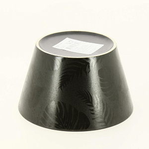 Салатник 14x8,1см LUCKY Тропики черный керамика 000000000001209917