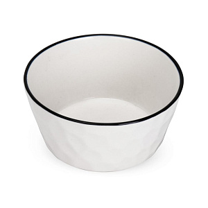 Салатник 450мл с черной каймой фарфор DXW015 000000000001225772