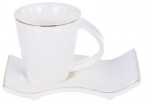 Набор кофейный фарфор 12шт 6 чашек 90мл+6блюдец подарочная упаковка Грация Джатаки BALSFORD  101-01035 000000000001195504