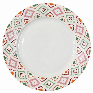 Тарелка десертная 19,2см APOLLO Glaze Red фарфор GLR-03 000000000001197684