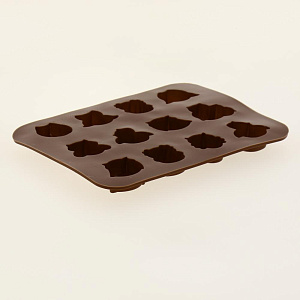 Форма для шоколадных конфет "Совы" VL80-330.Изготовлено из силикона. 000000000001190161
