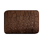 Коврик для ванной 40х60см LUCKY камни темно-коричневый полиэстер