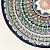 Блюдо (ляган) 42см RISHTON KULOLCHILIC рисунок мехроб синий Риштанская керамика UZ001/UZ014 000000000001206032