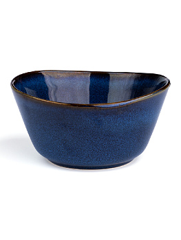 Салатник 14см/350мл DE'NASTIA малый синий керамика 000000000001210842