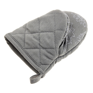 Руковица для кухни DE'NASTIA Пионы серый 100%Хлопок K00017 000000000001167280