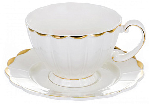 Набор чайный 12 предметов (чашка 200мл-6шт/блюдце-6шт) BALSFORD Грация Поллет подарочная упаковка фарфор 000000000001193978