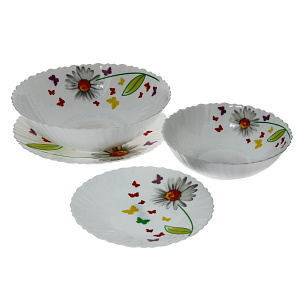 Столовый набор Ромашка  Farforelle, 19 предметов 000000000001059982