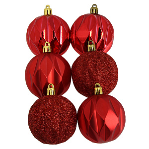 Набор елочных игрушек Вьюга Посуда Центр, 6 см, 6 шт. 000000000001161814