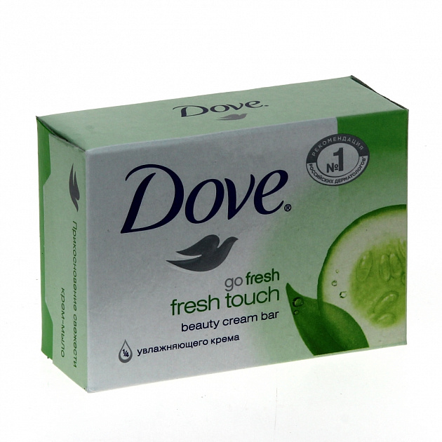 Твердое мыло Прикосновение свежести Dove, 135гр. 000000000001001922