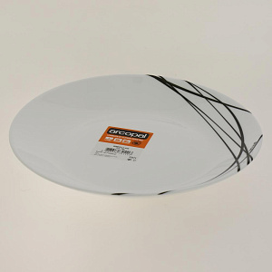 DOMITILLE BLACK Тарелка десертная 18см P3371 000000000001188619