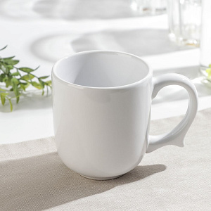 Кружка 380мл ДОЛЯНА Coffee break белый керамика 000000000001211133