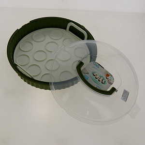 Контейнер для переноски торта и маффинов 30,5x30,5x9см FACKELMANN пластик 000000000001181872