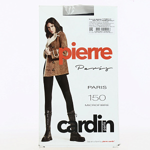 Колготки женские 150ден синий2 PIERRE CARDIN Париж матовые с хлопчатобумажной ластовицей и плоскими швами 74%полиамид 24%эластомер 2%хлопок 000000000001201619