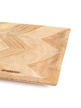Доска универсальная 24x19x1,5см DE'NASTIA цветной зигзаг акация+манго 000000000001221815