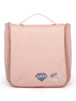 Косметичка дорожная розовый 20,5х20х9 см 100%пэ Y000083 000000000001199715