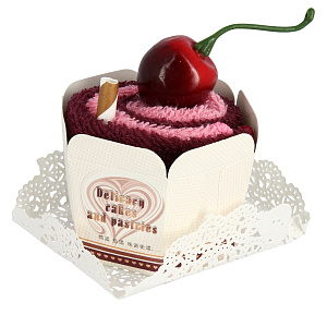 Полотенце Пирожное Софти, 20х20 см, хлопок 000000000001151793