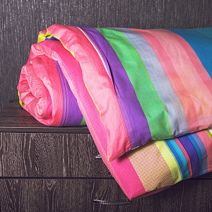 Комплект постельного белья евро DE'NASTIA Сатин Рио (50x70см-2шт) C010370 000000000001109025